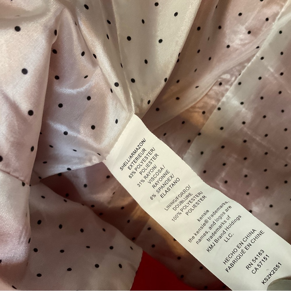 Kensie Red Blazer - Picture 3 of 6